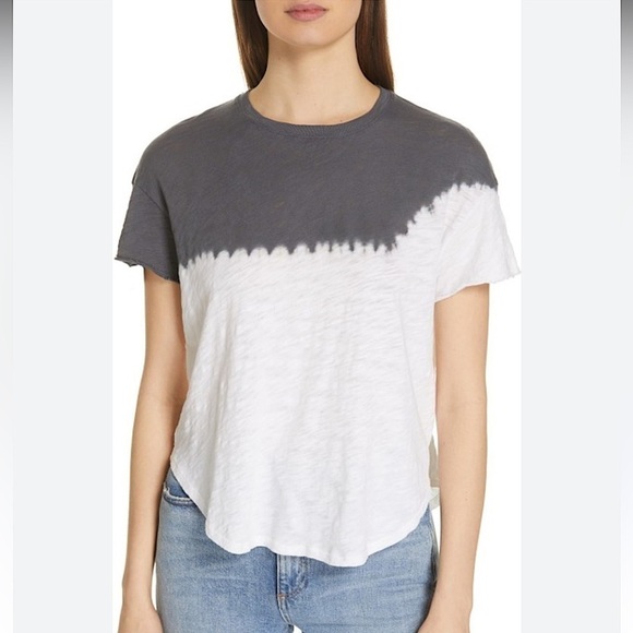 ATM Anthony Thomas Melillo Tops - ATM ANTHONY THOMAS MELILLO DIP DYE T SHIRT LOOKASTIC boho women’s size XS cotton